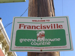 francisville philadelphia sign