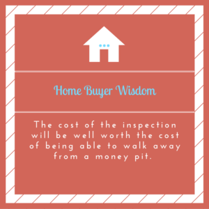 Home buyer wisdom.