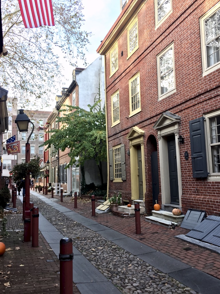 Elfreth's alley, old city, philadelphia, agent lady