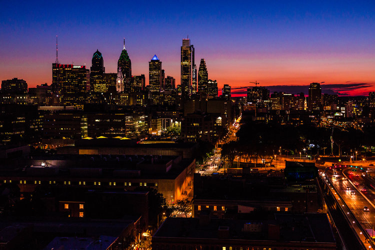 philly sunset